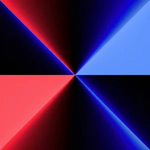 Immagine concettuale di due frecce colorate che rappresentano blocchi politici, una si divide per la competizione del primo turno e poi tenta di ricongiungersi, con qualche perdita, per il secondo turno, simboleggiando il trasferimento di voti in elezioni a doppio turno. Illuminazione drammatica, obiettivo 50mm, effetto duotone blu e rosso per evidenziare la divisione e la potenziale unione.