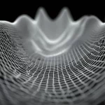 Abstract representation of generalized convexity, showing a slightly irregular curve, high detail, precise focusing, controlled lighting.