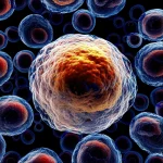 Visualizzazione artistica e scientifica dell'ecosistema complesso di un glioblastoma, mostrando diverse tipologie cellulari (maligne, immunitarie, vascolari) che interagiscono. Utilizzare un obiettivo macro da 100mm per dettagli estremi, illuminazione drammatica per evidenziare la tridimensionalità e la profondità di campo per sfocare selettivamente alcune aree, mettendo in risalto la complessità multistrato. Duotone blu scuro e arancione acceso per un contrasto forte.
