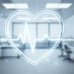 Conceptual image representing pediatric medical research, wide-angle lens, 10mm, sharp focus on a stylized heart with a subtle glowing outline, background depicting a modern, clean research laboratory with soft, diffused lighting, conveying innovation and hope in pediatric cardiology.