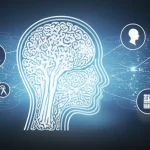 Un'immagine concettuale che rappresenta la comunicazione chiara della ricerca scientifica: un cervello stilizzato da cui emanano onde di informazione che si trasformano in icone comprensibili (grafici semplici, persone che parlano, simboli di lampadine). Lo sfondo è pulito e moderno. Fotografia di still life, obiettivo macro da 100mm, alta definizione, illuminazione controllata per far risaltare i dettagli delle icone, con un leggero effetto duotone blu e grigio per un look tecnologico ma accessibile.