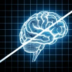 Un grafico finanziario astratto ma elegante che mostra una linea di trend in forte crescita, sovrapposta a un'immagine stilizzata di un cervello illuminato, a simboleggiare l'acume e l'abilità. Illuminazione da studio controllata, dettagli nitidi, obiettivo da 50mm.