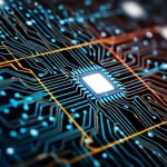 A close-up view of complex neural network architecture visualized on a screen, macro lens, 60mm, high detail, precise focusing, controlled lighting.