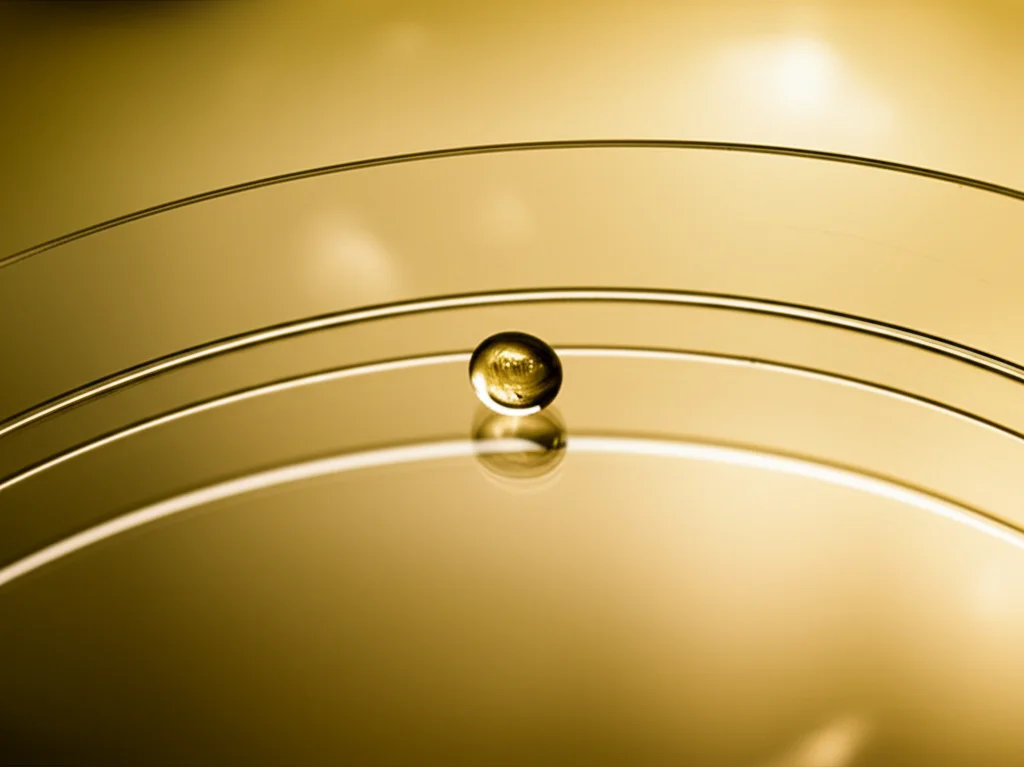 Macro lens, 100mm, high detail, precise focusing, controlled lighting of a single healthy embryo in a petri dish, representing successful IVF outcomes.
