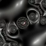 Una rappresentazione artistica di un frattale complesso che simboleggia la profondità e l'interconnessione dei concetti nella teoria dei gruppi. Lente macro, 100mm, illuminazione laterale controllata per esaltare le texture tridimensionali, alta definizione e focus preciso su un dettaglio centrale.