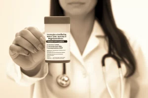 Immagine simbolica della lotta contro il Papillomavirus: una donna Latina forte e consapevole tiene in mano un kit di autoprelievo HPV, con un background che suggerisce supporto comunitario e speranza. Fotografia ritratto, obiettivo da 35mm, toni caldi e rassicuranti, profondità di campo, con un leggero effetto duotone seppia e crema per un'atmosfera accogliente.