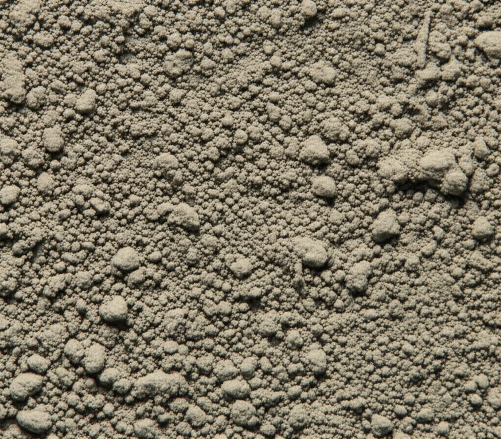 Lenti macro, 60 mm, dettagli elevati, messa a fuoco precisa, una trama ravvicinata degli sterili del mulino di uranio, che mostra particelle di marrone grigiastro fine e una variegata colorazione, illuminazione controllata per evidenziare la trama.