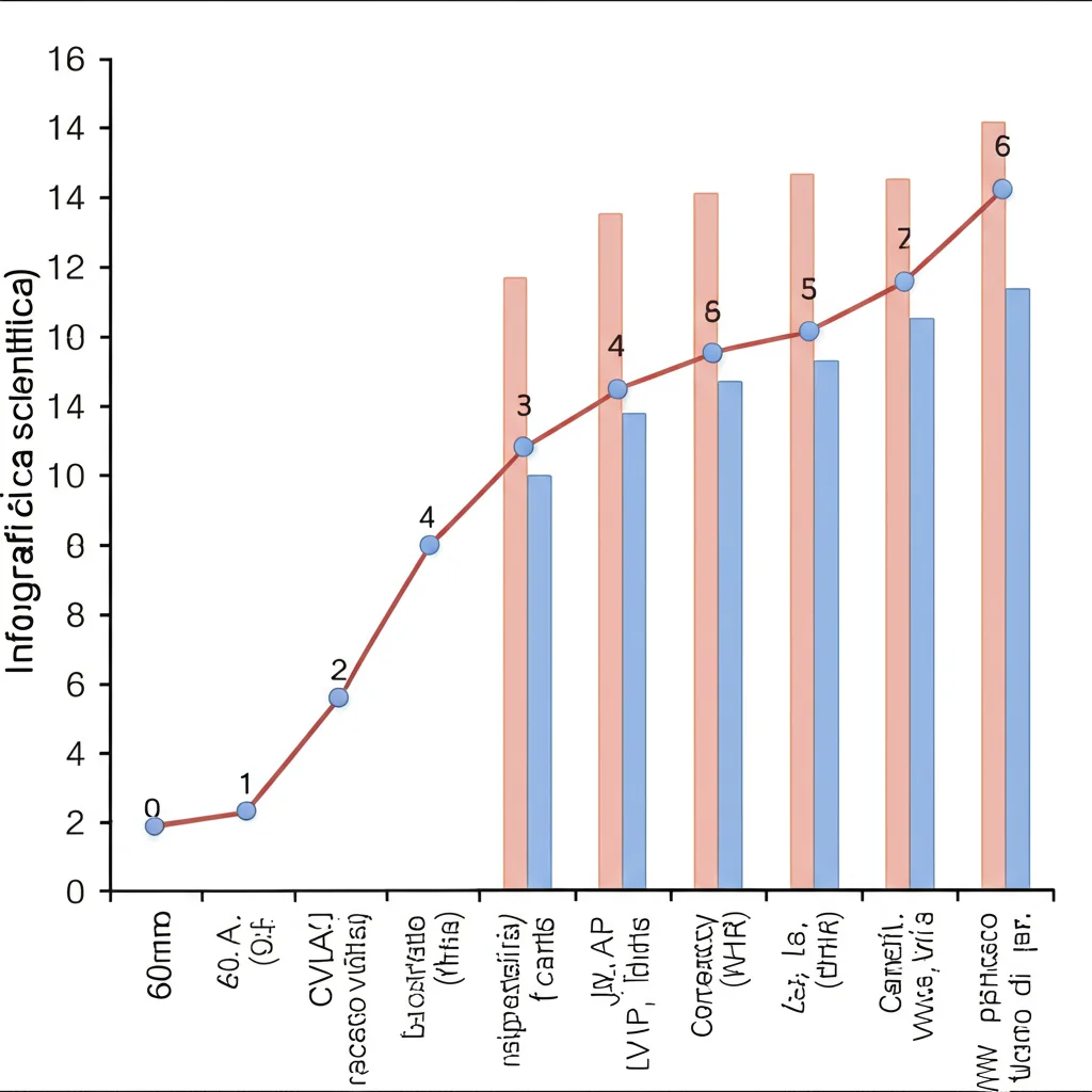 Infografica scientifica che confronta visivamente l'accuratezza predittiva del CVAI rispetto ad altri indici di obesità (VAI, LAP, WC, WHR) per il rischio di cancro, utilizzando barre grafiche e icone chiare. Macro lens, 60mm, high detail, controlled lighting per una leggibilità ottimale.