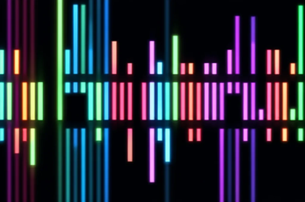 Un'immagine astratta che rappresenta sequenze di DNA colorate e luminose, con alcuni segmenti evidenziati, a simboleggiare il processo di targeted next-generation sequencing. Obiettivo macro, 60mm, alta definizione, illuminazione controllata per enfatizzare i dettagli delle 'basi' del DNA.