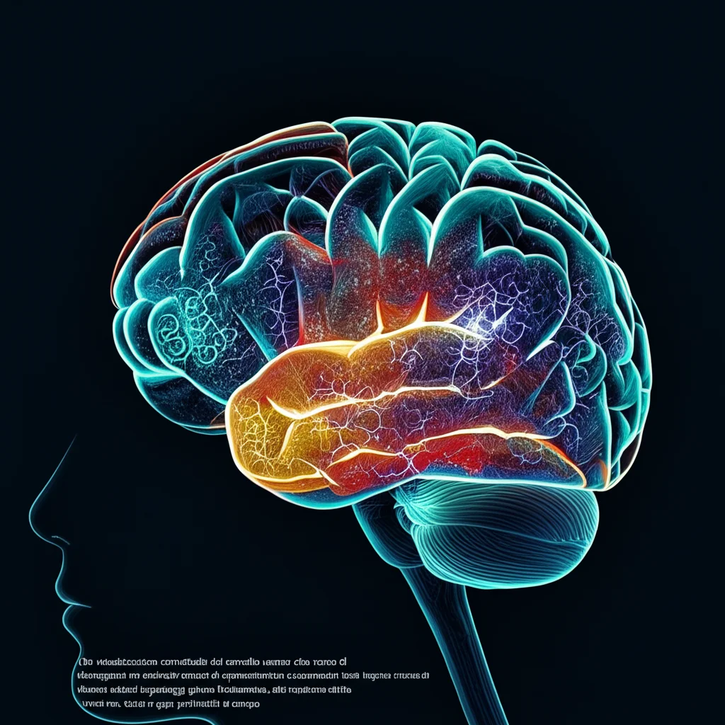 Una visualizzazione concettuale del cervello umano che cerca di destreggiarsi tra molteplici compiti di apprendimento, rappresentati come ingranaggi interconnessi di diversi colori. Alcuni ingranaggi girano fluidamente, altri mostrano attrito. Prime lens, 35mm, duotone blu e grigio, profondità di campo.