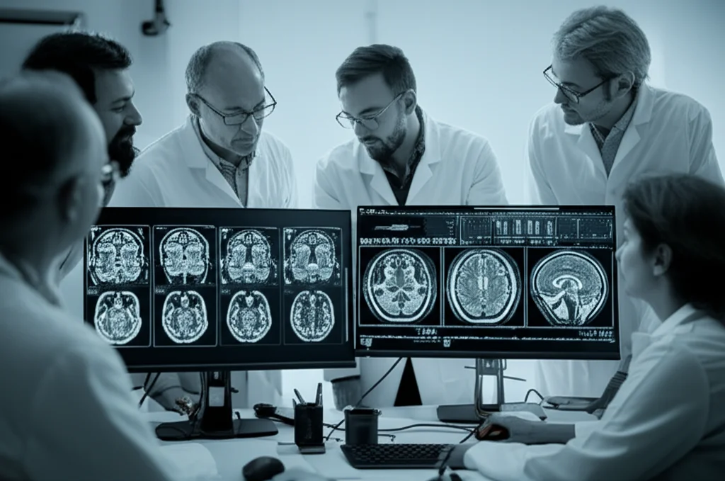 CDATA[
Amici, parliamoci chiaro: quando un tumore cerebrale metastatico decide di farsi sentire, spesso lo fa portando con sé un ospite sgradito: l'edema peritumorale (PTE). Immaginatelo come un accumulo anomalo di liquidi attorno al tumore che, vi assicuro, non è affatto una bella notizia. Può causare un aumento della pressione intracranica, ipossia cerebrale e, nei casi peggiori, portare a deficit neurologici irreversibili o addirittura alla morte. Insomma, una vera gatta da pelare.
Il Problema dell’Edema Peritumorale e la Sfida del Bevacizumab
Tradizionalmente, per combattere questo edema, si usano farmaci come mannitolo, diuretici e steroidi. Utili, certo, ma con un tasso di successo non sempre entusiasmante (parliamo di un controllo tra il 27% e il 39% per gli edemi refrattari) e, soprattutto, con una sfilza di effetti collaterali che possono rendere la vita del paziente ancora più complicata. Pensate all’uso prolungato di steroidi: immunosoppressione, necrosi avascolare… non proprio una passeggiata.
Poi c’è lui, il Bevacizumab (BEV), un anticorpo monoclonale che va a colpire il fattore di crescita endoteliale vascolare A (VEGF-A). Questo VEGF-A è un po’ il “capo cantiere” dell’angiogenesi (la formazione di nuovi vasi sanguigni) e aumenta la permeabilità vascolare, giocando un ruolo chiave nella formazione dell’edema. Il Bevacizumab, bloccandolo, si è dimostrato un’opzione terapeutica efficace. Però, c’è un “però”, anzi, più di uno. Nonostante la sua efficacia, il BEV porta con sé rischi non trascurabili: emorragie tumorali, ictus ischemico, induzione di angiogenesi anomala e potenziali effetti sulla funzione cognitiva. Aggiungiamoci pure che è un farmaco costoso. Capite bene che poter prevedere con una certa sicurezza chi risponderà bene al trattamento e chi no sarebbe una vera manna dal cielo, sia per ottimizzare le cure sia per alleggerire il carico economico sui pazienti.
La Nostra Missione: Sfruttare Dati e Machine Learning
Ed è qui che entriamo in gioco noi, o meglio, il nostro studio. Ci siamo chiesti: e se potessimo usare la potenza dell’intelligenza artificiale (IA), e in particolare del machine learning (ML), per capire in anticipo chi trarrà beneficio dal Bevacizumab? L’idea di base è semplice ma potente: l’ML può analizzare una marea di dati, scovare relazioni complesse tra le caratteristiche cliniche e i risultati del trattamento che magari a noi umani sfuggirebbero.
Così, abbiamo condotto un’analisi retrospettiva su 300 pazienti con tumori cerebrali metastatici trattati con BEV tra il settembre 2013 e il gennaio 2024. Abbiamo raccolto un bel po’ di informazioni: 13 caratteristiche predittive, di cui 8 variabili cliniche (età, sesso, storia medica, ecc.) e 5 variabili radiologiche (posizione del tumore, diametro massimo, volume del tumore, volume dell’edema e indice di edema). L’indice di edema, per capirci, lo calcoliamo con una formula: (Volume Edema + Volume Tumore) / Volume Tumore.
Abbiamo poi diviso i nostri pazienti in due gruppi: quelli in cui l’edema si era ridotto di oltre il 10% dopo il trattamento (remissione) e quelli in cui la riduzione era inferiore (non remissione). Dopodiché, abbiamo “dato in pasto” questi dati a quattro diversi algoritmi di machine learning: Random Forest (RF), Regressione Logistica, Gradient Boosting Tree e Naive Bayes. L’obiettivo? Costruire modelli di classificazione binaria capaci di predire l’efficacia del BEV. Per essere sicuri che i nostri modelli fossero robusti e non imparassero “a memoria” solo i dati di training, abbiamo usato una strategia di validazione incrociata a dieci pieghe e tecniche per mitigare l’overfitting, come la regolarizzazione e l’ottimizzazione degli iperparametri.
![Un team di neuroscienziati e data scientist collabora davanti a schermi multipli che mostrano scansioni cerebrali MRI e complessi algoritmi di machine learning in fase di elaborazione. Ambiente di laboratorio high-tech, illuminazione controllata, obiettivo prime da 35mm per catturare la dinamica del gruppo, duotone blu e grigio per un look sofisticato.