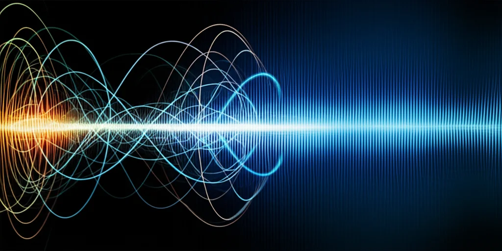 Visualizzazione astratta di dati neurali e biomarcatori, con grafici e onde cerebrali stilizzate che si intersecano, a rappresentare la validazione dei test digitali rispetto ai biomarcatori dell'Alzheimer. Illuminazione controllata, alta definizione, obiettivo macro 90mm.