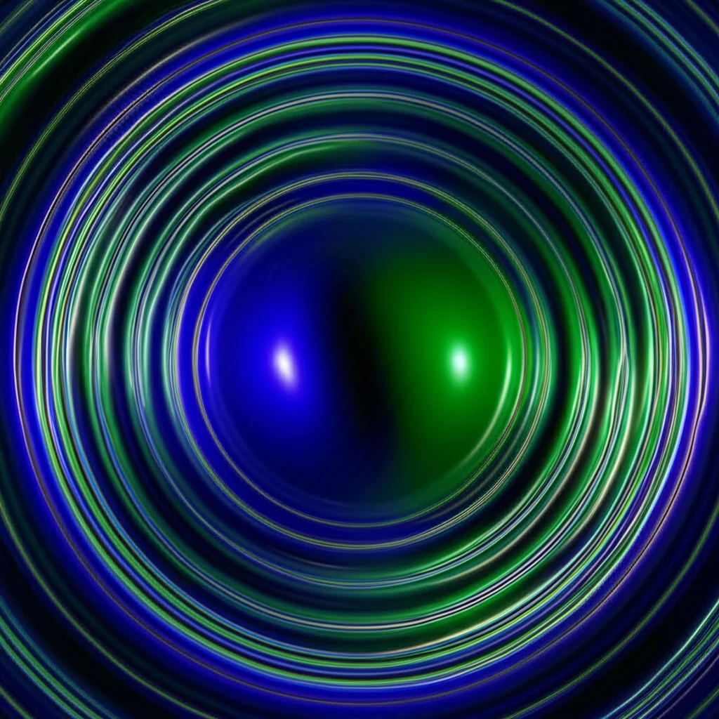 Visualizzazione astratta di un campo pseudo-finito che si trasforma, con un asse che ruota dall'reale all'immaginario, simboleggiando la rotazione di Wick, illuminazione controllata, obiettivo macro da 90mm per dettagli precisi sulla transizione, sfondo scuro per far risaltare i colori della trasformazione.