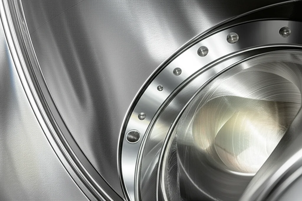 Highly detailed view of a complex engineered structure undergoing thermomechanical stress, 100mm Macro lens, controlled lighting.