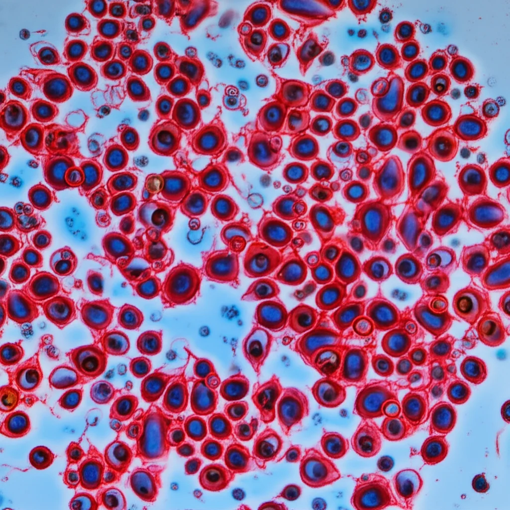 Objects (still life), Macro lens, 105mm, High detail, precise focusing, controlled lighting: Close-up view of laboratory equipment used for processing blood samples to isolate circulating tumor cells.