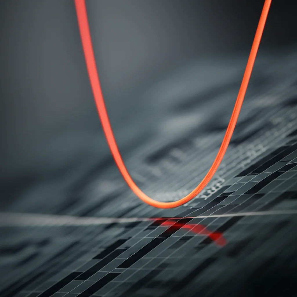 A close-up of a scientific graph, macro lens 70mm, clearly illustrating a U-shaped curve representing the non-linear relationship between ambient temperature and male infertility prevalence, high detail, precise focusing, controlled lighting, with the nadir of the curve highlighted.