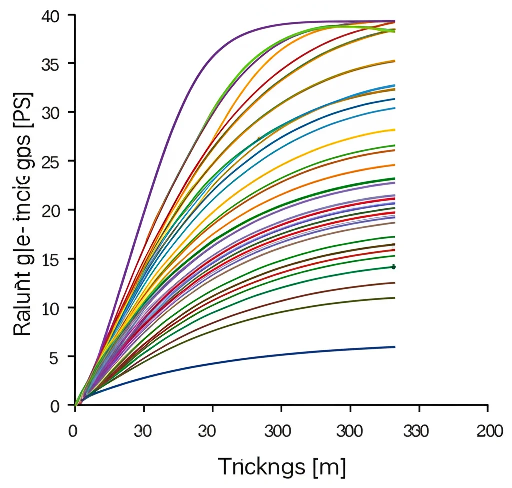Graphs showing numerical simulation results for toxoplasmosis models, with lines representing different cell/parasite populations over time, converging to steady states, telephoto zoom, 150mm, action tracking of dynamic lines, clear and precise data visualization.