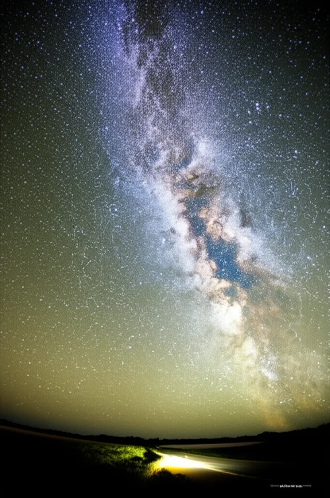 Astronomical wide-angle, 10mm lens, a vast, clear night sky filled with stars, with a subtly illuminated pathway or constellation suggesting future possibilities and deeper understanding, long exposure for sharp stars.